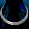 Luxurious Baguette Cut Tennis Necklace