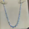 Gradient Size Heart Classic Tennis Necklace