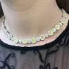 Halo Cushion Cut Yellow Sapphire Necklace