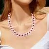 120ctw Halo Oval Cut Ruby Luxury Vintage Statement Necklace
