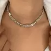Multi-Cut White Sapphire Chain Necklace