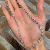 Multi Shape White Sapphire Sparkling Necklace