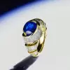 5ct Oval Cut Ruby Vintage Swirl Cocktail Ring