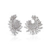 Contemporary Style Clustered Firework Statement Earrings