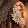 24ctw White Sapphire Nature-Inspired Climber Earrings