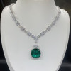 120ctw Cushion Cut Yellow Sapphire Statement Necklace