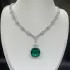 120ctw Cushion Cut Yellow Sapphire Statement Necklace