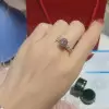 Handmade 2.0 CT 8-Prong Round Cut  Engagement Ring in Sterling Silver
