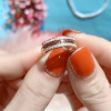 Handmade Foldable Design Eternity Band Flexible Convertible Anniversary Ring