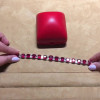 Cushion Cut Ruby & White Sapphire Bracelet