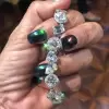Multi-cut White Sapphire Bracelet