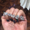 Multi-cut White Sapphire Bracelet
