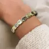 15ctw Multi-cut Yellow and Brown Sapphire Statement Bracelet