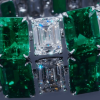 Luxury Emerald Cut Green Sapphire Bracelet