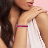 22ctw Invisible Setting Princess Cut Ruby Bangle Bracelet