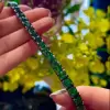 14ct Round Cut Emerald Bracelet