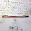 12.6ctw Princess Cut Rainbow Sapphire Tennis Bracelet