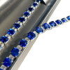29.7ctw 7MM Cushion Cut Sapphire Tennis Bracelet