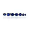 29.7ctw 7MM Cushion Cut Sapphire Tennis Bracelet