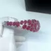 Nature Inspired 13ctw Ruby Bangle Bracelet