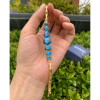 Vintage 16CTW Oval Cut Aquamarine Bracelet