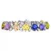 75ctw Multi-color Sapphire Statement Bracelet