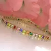 22.5ctw Multicolor Sapphire Tennis Bracelet
