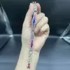 10.5ctw Rainbow Color Sapphire Tennis Bracelet