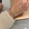 10.5ctw Rainbow Color Sapphire Tennis Bracelet