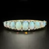 Victorian Style Oval Cut Opal Bangle Braclet