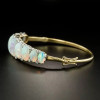 Victorian Style Oval Cut Opal Bangle Braclet