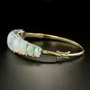 Victorian Style Oval Cut Opal Bangle Braclet