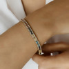 15.8ctw Multicolor Sapphire Tennis Bracelet