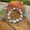 73ctw Multicul-Cut White Sapphire Statement Bracelet