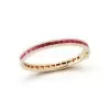 14ctw Baguette Cut Multicolor Tennis Bangle