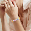 30ctw Oval Cut Multi-Color Sapphire Statement Bracelet