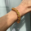 40ctw Round Cut Yellow Sapphire Tennis Bracelet