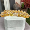 40ctw Round Cut Yellow Sapphire Tennis Bracelet