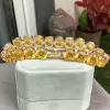 40ctw Round Cut Yellow Sapphire Tennis Bracelet