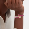 8.5ctw Princess Cut Ruby Bypass Bangle