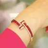 8.5ctw Princess Cut Ruby Bypass Bangle