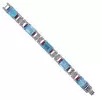 40ctw Art Deco Style Aquamarine Statement Bracelet