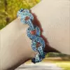 24ctw White Sapphire Infinity Statement Bracelet