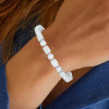 14ctw Round and Emerald Cut Tennis Bracelet