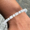 14ctw Round and Emerald Cut Tennis Bracelet