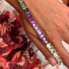 28ctw Emerald Cut Multicolor Sapphire Rainbow Bracelet