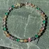 Round Cut Multicolor Sapphire Tennis Bracelet