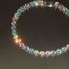 Round Cut Multicolor Sapphire Tennis Bracelet