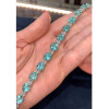 30ctw Round Cut Paraiba Tourmaline Bracelet