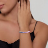 22ctw Round Cut Rainbow Sapphire Tennis Bracelet